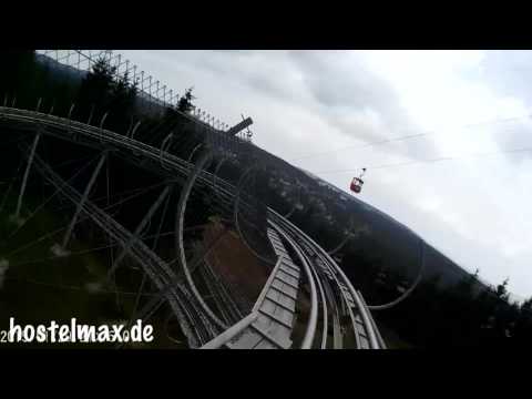 BocksBergBob Sommerrodelbahn Bocksberg harz Hahnenklee HD onride Rodelbahn